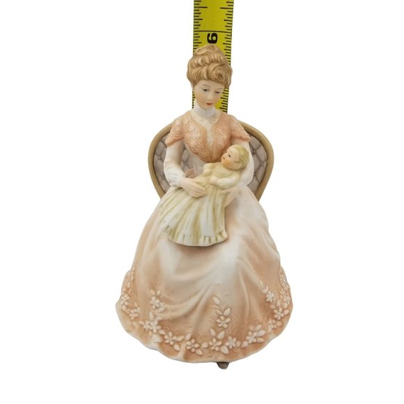 Vintage 1981 Enesco Treasured Memories A Mothers Love Figurine Mother and Child - Picture 6 of 8